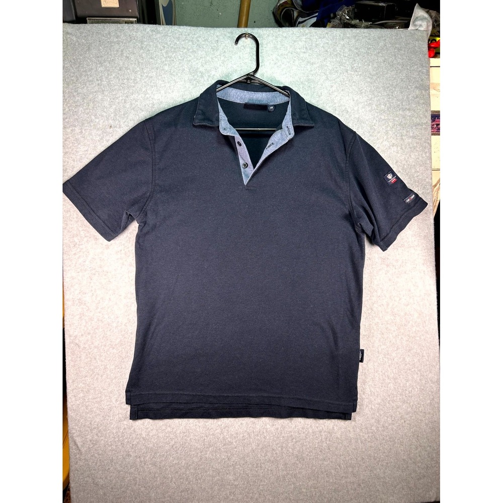 Tyndale USA Polo Shirt Men's L Gray Classic Fit Flame Resistant Golf Performance